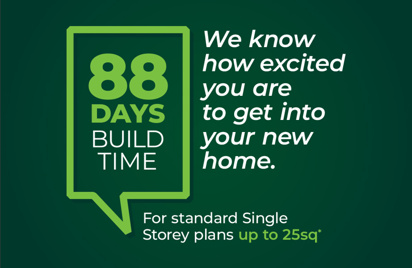 Introducing our 88 Build Time Promise